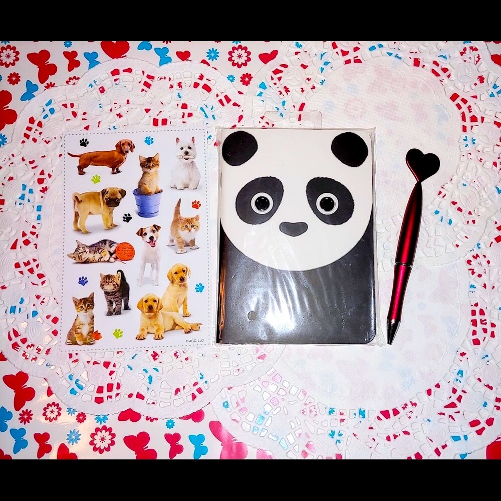 Cute Panda Stationery Bundle